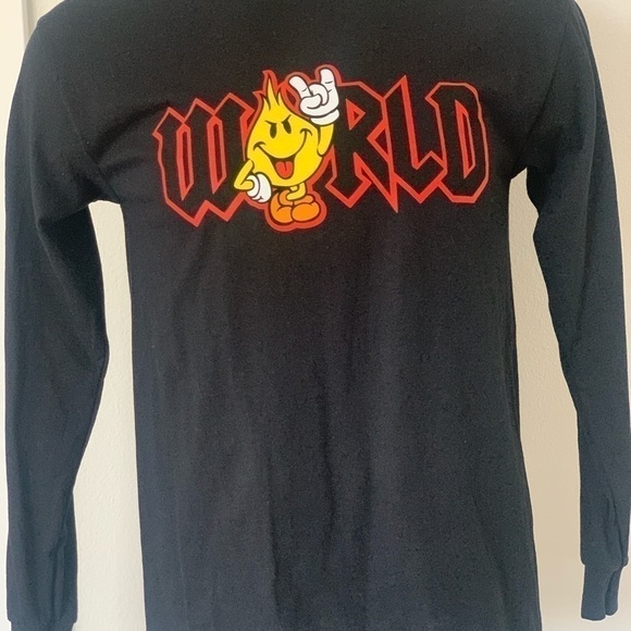 𝅺world Industries Flame Boy Shirt Skateboard NWOT.‎ - Picture 1 of 4